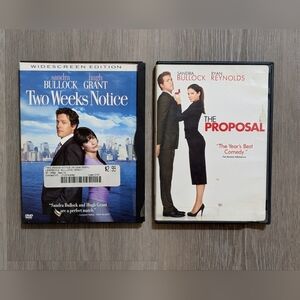 Two Sandra Bullock Romantic Comedy DVDs - Preloved